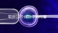 取卵11個成功率如何看胚胎配成數(shù),只受精兩個要找找原因