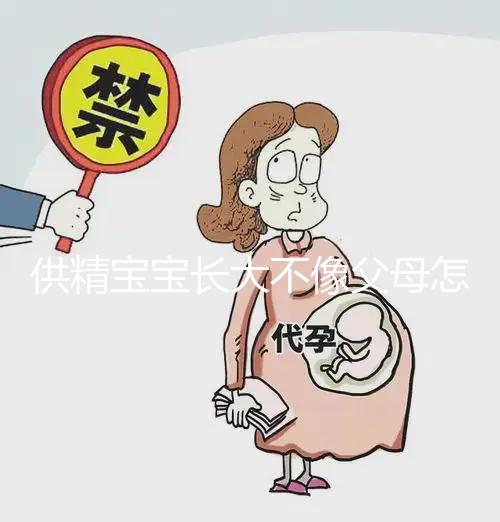 供精寶寶長大不像父母怎么辦？以后慢慢像爸爸也不無可能