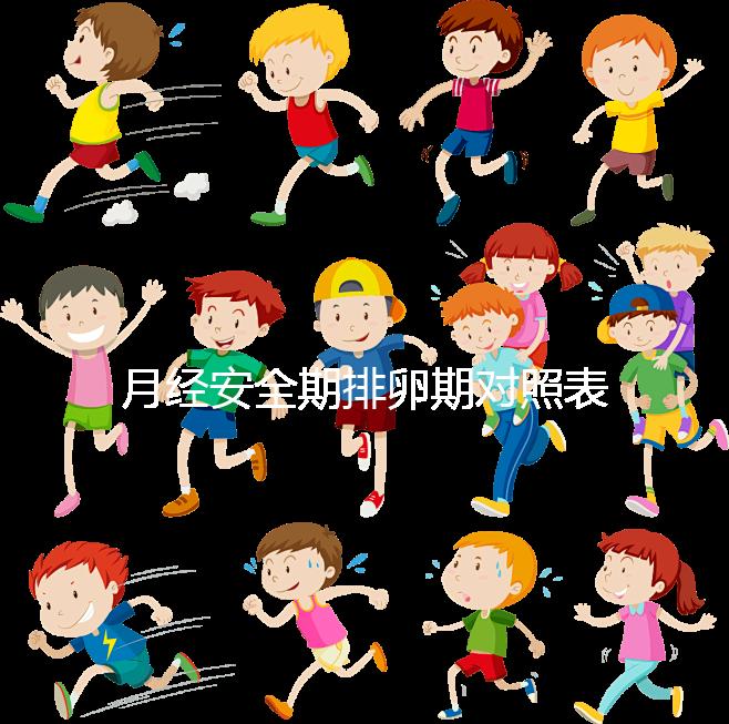 月經安全期排卵期對照表一覽,手把手教你計算備孕日子