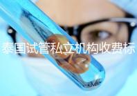 泰國試管私立機構收費標準公開，收費透明，可靠