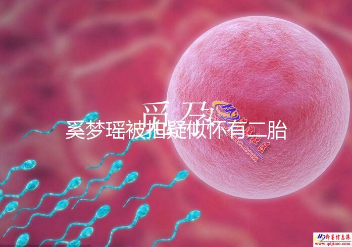 奚夢(mèng)瑤被拍疑似懷有二胎，四太陪同產(chǎn)檢未見何猷君