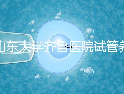 山東大學齊魯醫院試管養囊價格表，成功率越高助孕開銷越少