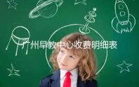 廣州早教中心收費明細表2024,課程制、半日制有差異