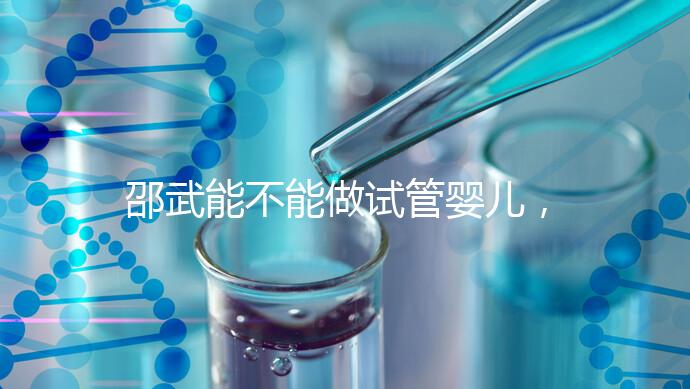 邵武能不能做試管嬰兒，做一次成功率有多高？