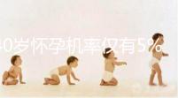 40歲懷孕機率僅有5%,為什么高齡女性懷孕這么難?